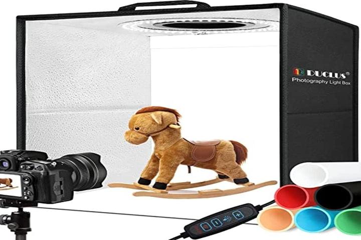 Produktbild Duclus Fotobox zum Fotografieren 30x30x30 cm