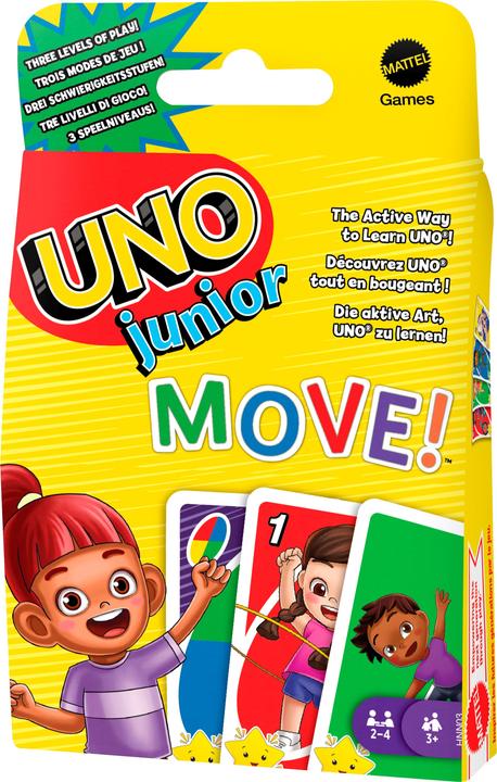 Actual product image Mattel Games UNO Junior Move (Multilingual, 2 - 4 Players)