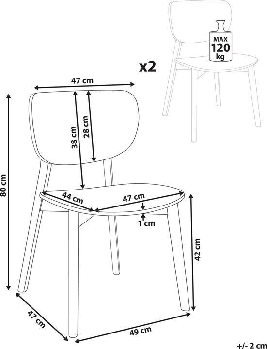 Produktbild Beliani Overly