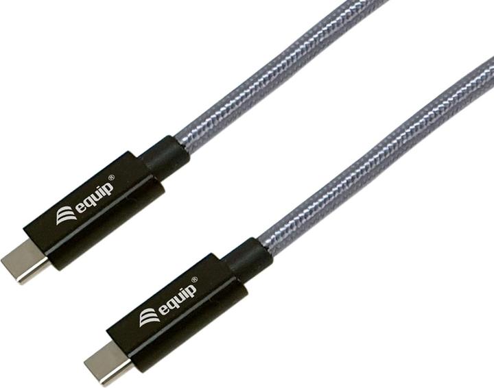 Produktbild equip Kabel USB-C 3.0 -> C St/St 2.00m 5A 4K/60Hz 20Gbps sw (2 m, USB 3.2 Gen 2x2, 240 W)
