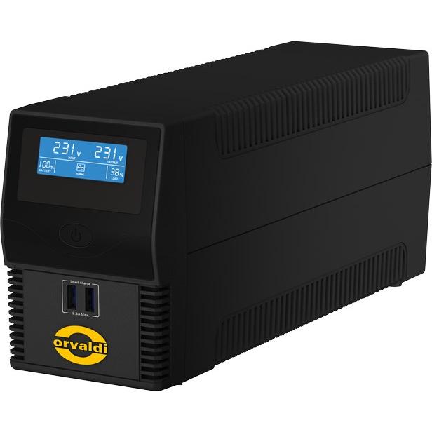 Orvaldi ID800CH Unterbrechungsfreie Stromversorgung (USV) Line-Interaktiv 0,8 kVA (0.80 VA, 480 W, Line-Interaktiv USV),...