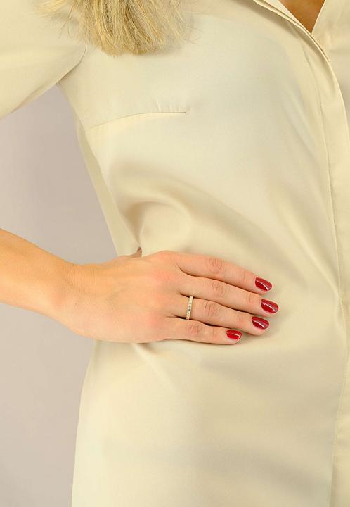 Actual product image Muau Mémoire ring Diamond 1.50ct. yellow gold 750 (53, 950 Platinum)