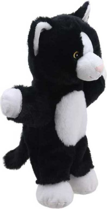Produktbild The Puppet Company Handpuppe Öko Katze schwarz-weiss
