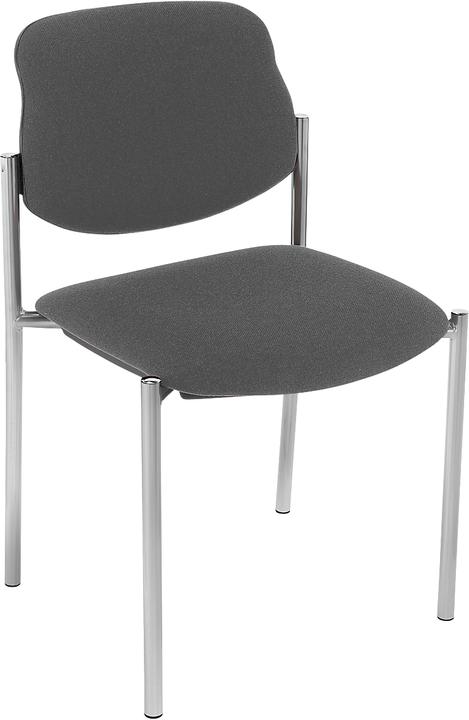 Produktbild Nowy Styl Besucherstuhl Styl, ohne Armlehnen, diverse Farben Stoffbezug, Gestell verchromt oder alusilbern,...