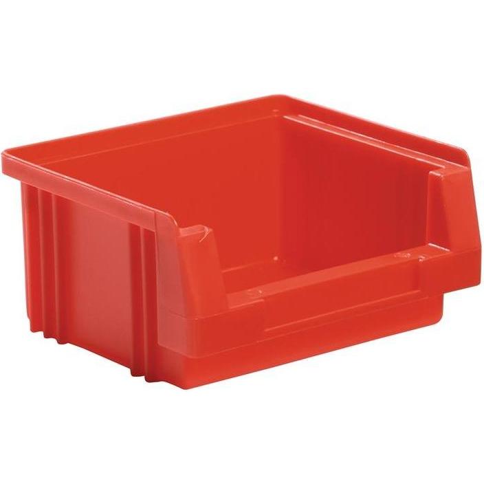 Thumbnail - LA-KA-PE, Lagerbehälter, Sichtlagerkasten PLK L90xB102xH50mm PP rot