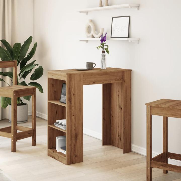 Produktbild vidaXL Bartisch mit Regal (95 x 47 x 103.50 cm)