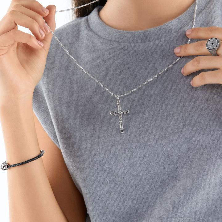 Immagine prodotto Thomas Sabo Ciondolo a croce (Annerito, Argento 925)