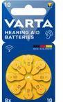 Actual product image Varta Hearing aid battery 10 8 pieces (8 pcs., PR70, 105 mAh)