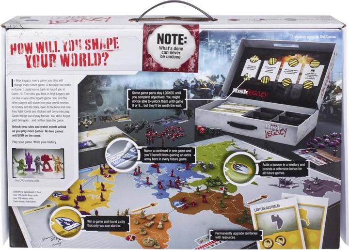 Produktbild Hasbro Spanisches Brettspiel Risk Legacy (Spanisch, 3 - 5 Spieler)