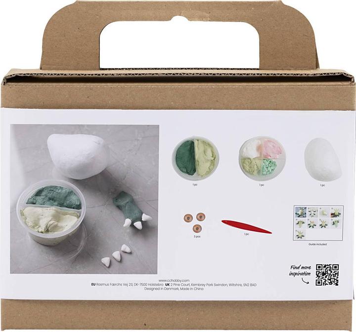 Actual product image Creativ Company Modellier-Set Monster Grün