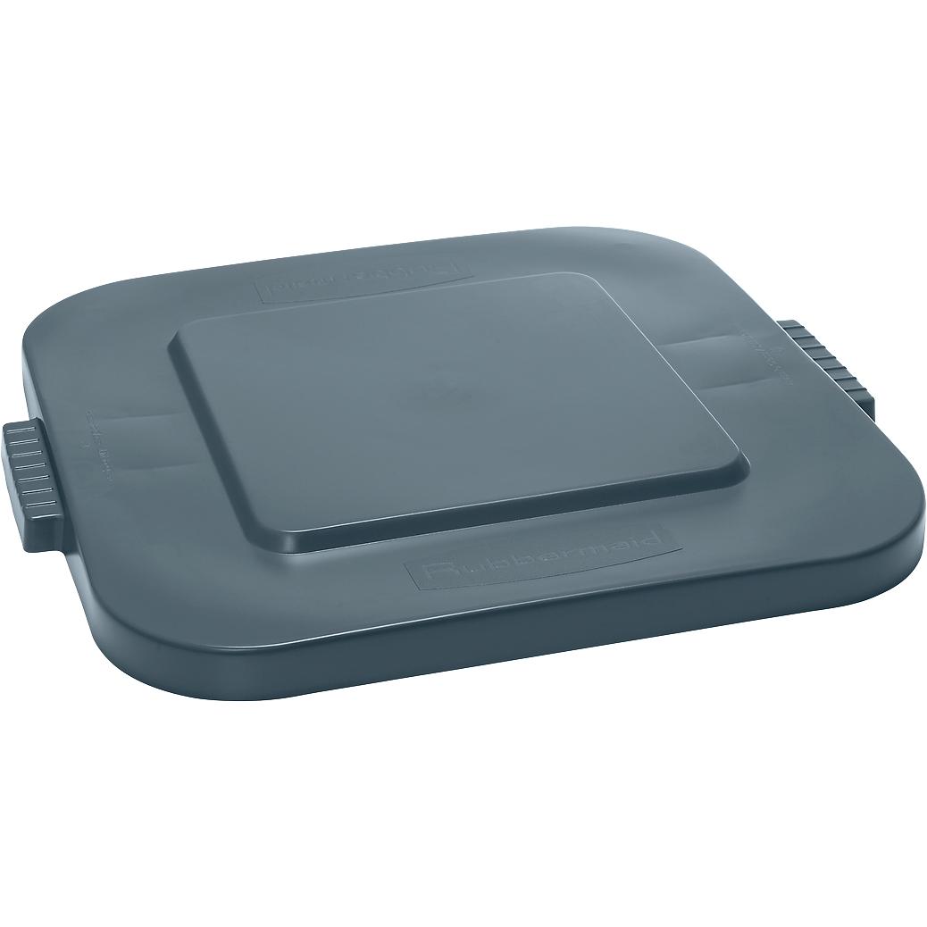 Rubbermaid Deckel für Brute-Container 105 l, eckig, Abfalleimer, Grau