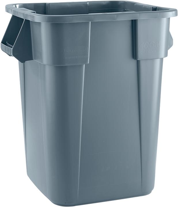 Produktbild Rubbermaid Brute-Container aus Polyethylen, eckig, 105 l (151 l)
