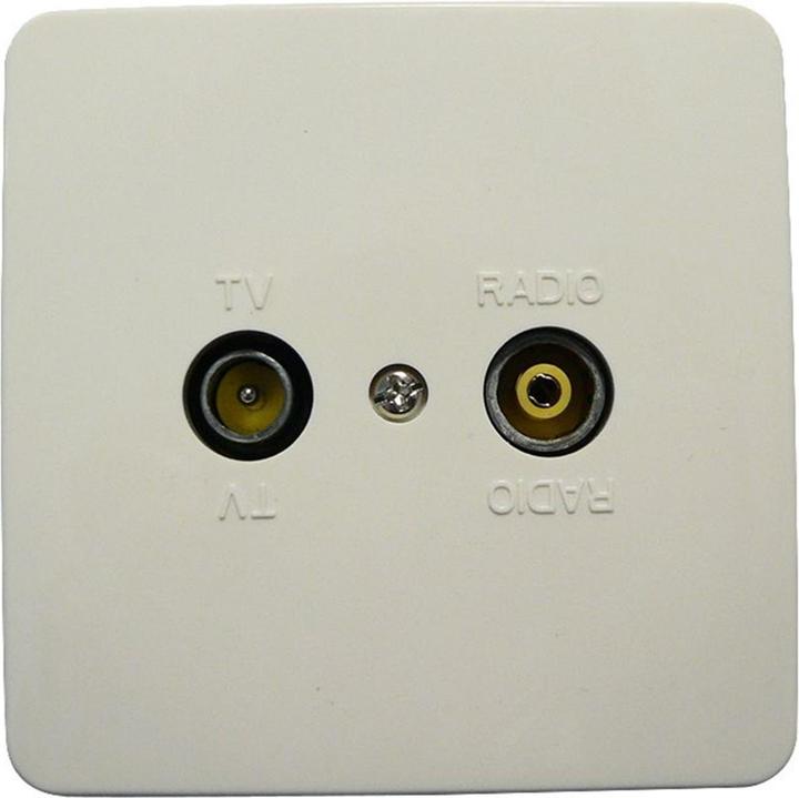 Produktbild Maximum Wall outlet TV/Radio finish.
