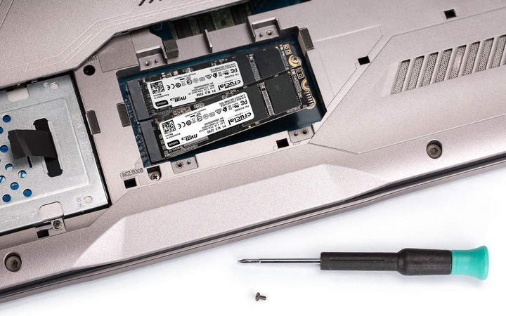 Actual product image Crucial P1 (1000 GB, M.2 2280)