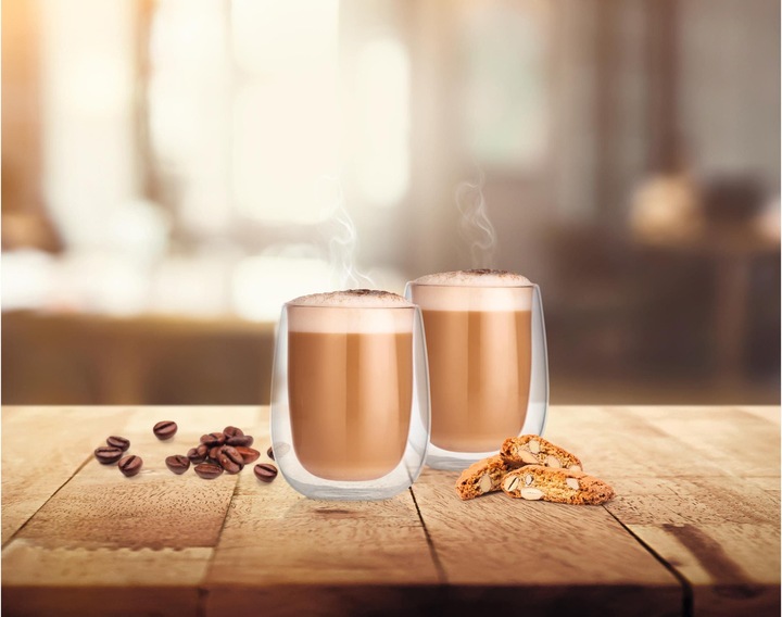 Produktbild Gourmetmaxx Thermogläser Cappucino, 2er-Set (250 ml, 2 x)