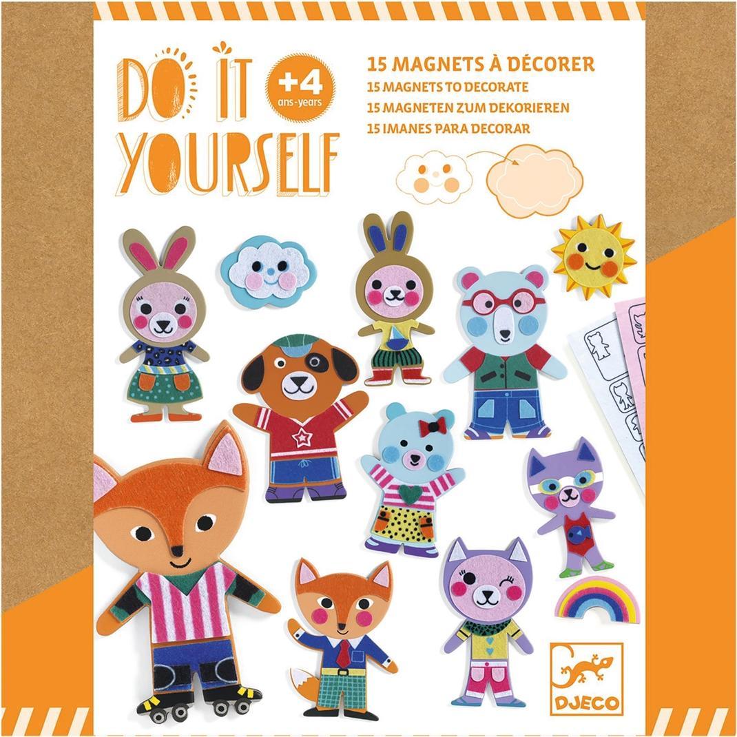 Thumbnail - Djeco, Magnet, DIY - Funky Magnet Familie