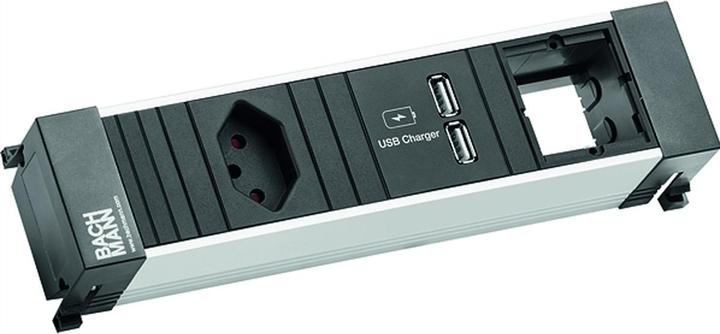 Immagine prodotto Bachmann Presa multipla incorporata POWER FRAME 1x T13, USB, Custom-ABD Vuoto (1 x, Tipo 13)