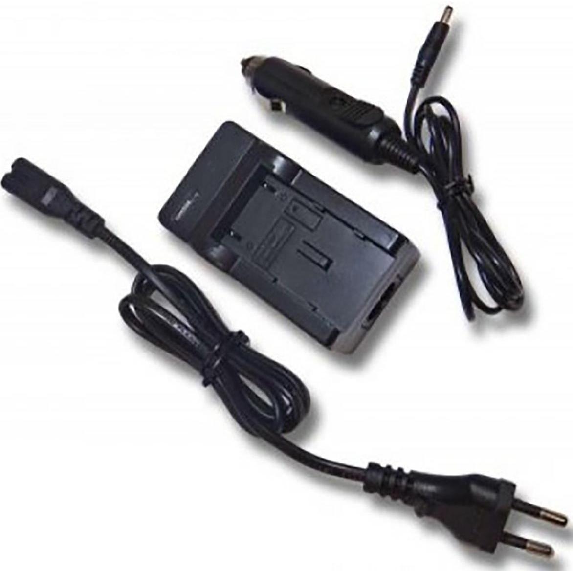 AGI Caricabatterie compatibile con JVC BN-V408, Adattatore per auto, Nero