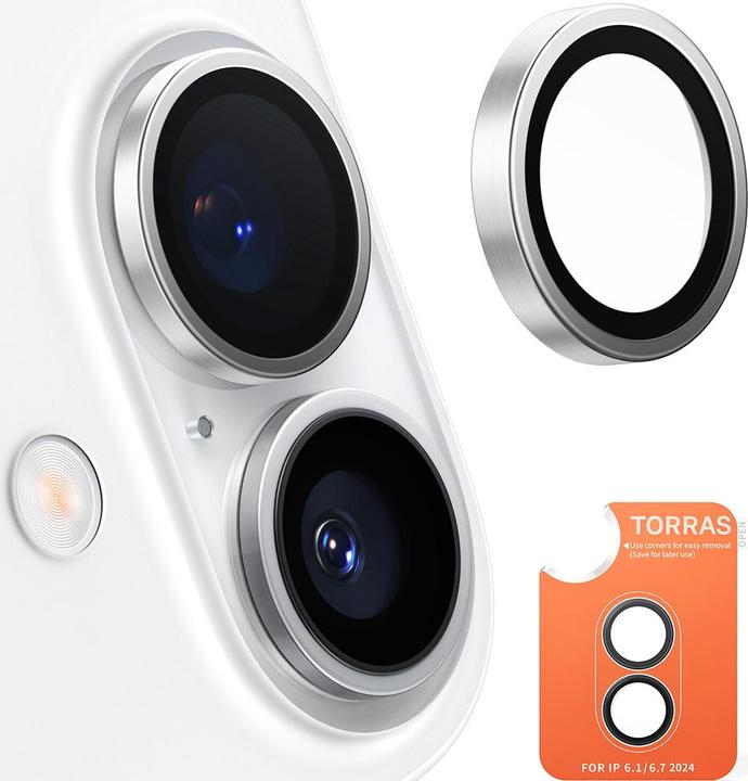 Produktbild Torras Lensguard (Apple iPhone 16 Plus, Apple iPhone 16, Apple iPhone 16 Pro)