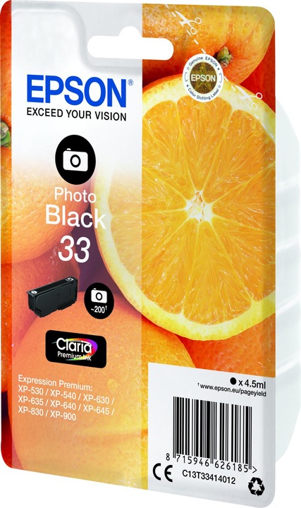 Produktbild Epson 33 Claria Premium (PBK)