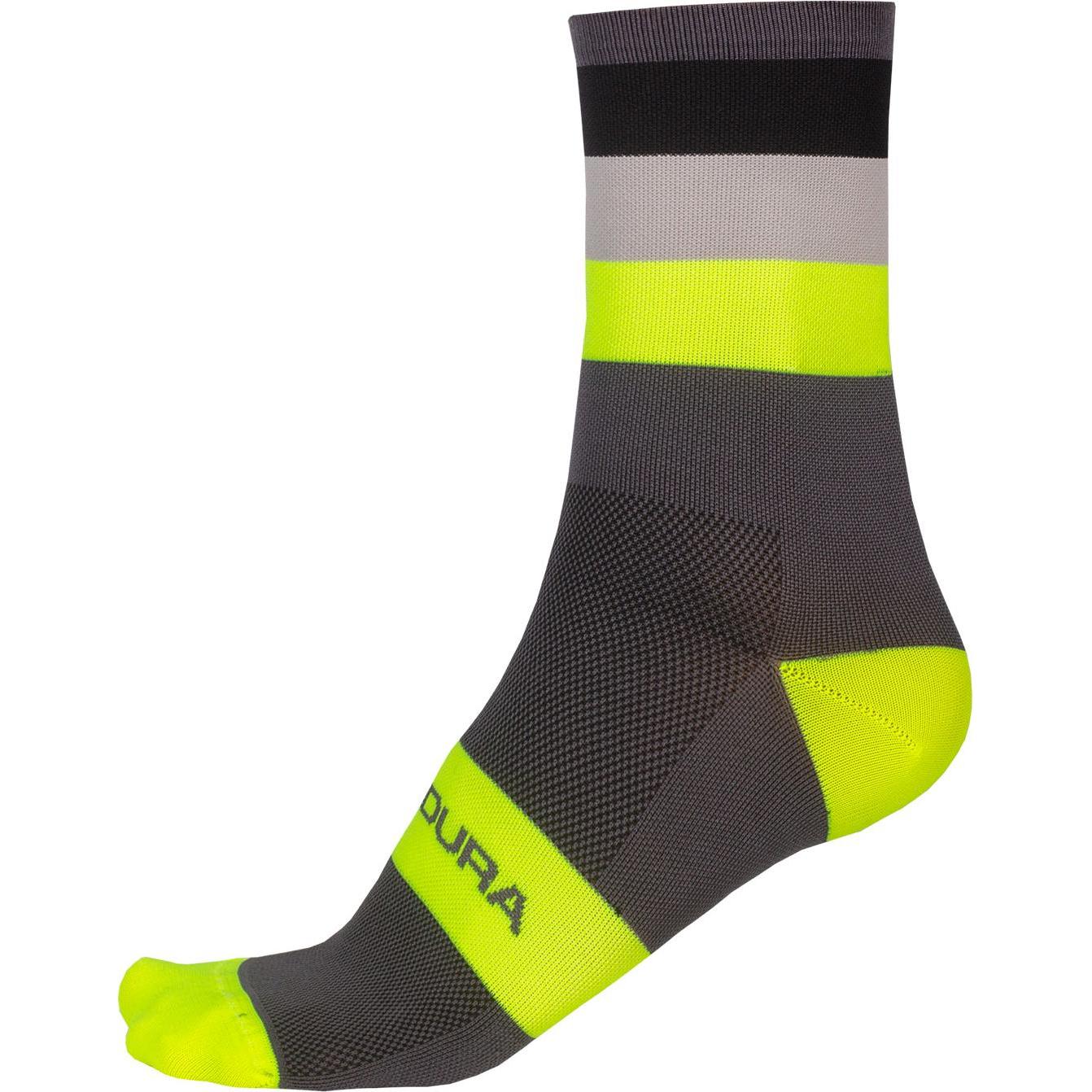 Endura, Herren, Sportsocken, Bandwidth Streifensocken (M/L), Gelb