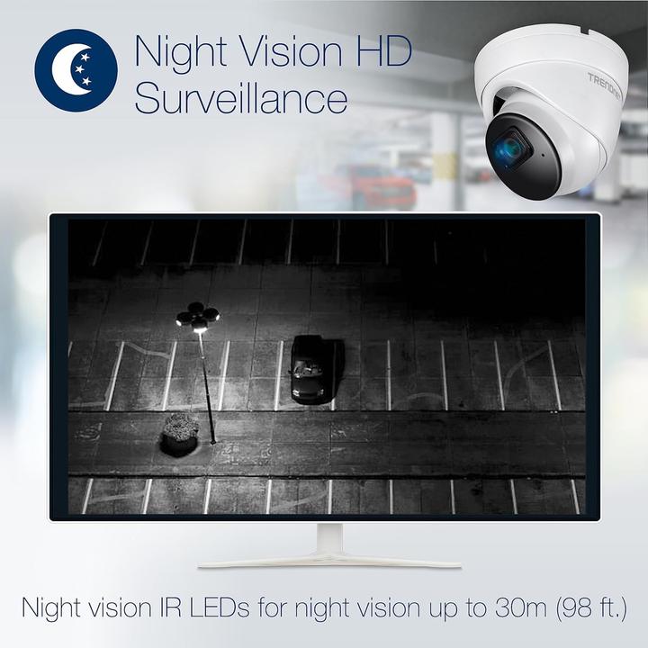 Produktbild Trendnet TV-IP1515PI 5MP Dome Indoor / Outdoor PoE Day/Night (2592 x 1920 Pixels)