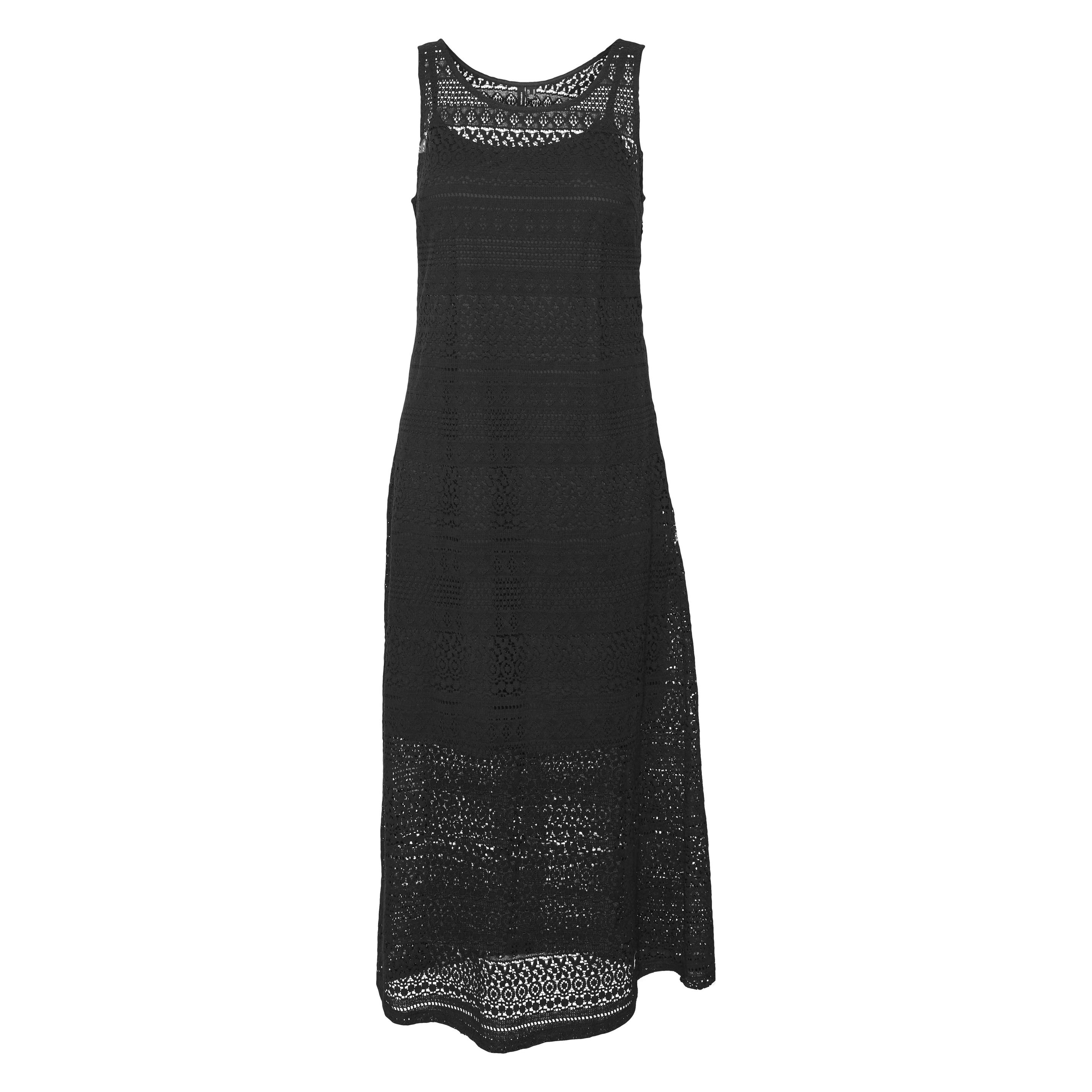 Vero Moda, Damen, Kleider, Vmhoney Langes Kleid, Schwarz, (M)