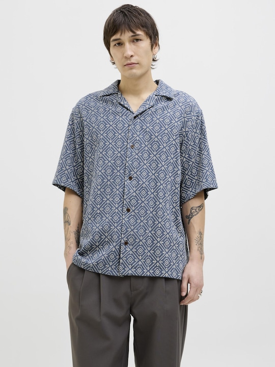 Image du produit Jack & Jones Jprbluvincent Print Resort S/S Shirt Sn (M)