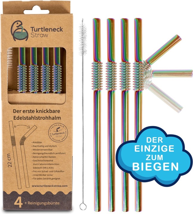 Produktbild Turtleneck Straw Trinkhalme (4 x)