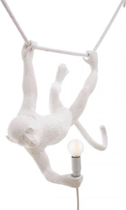 Produktbild Seletti Monkey Lamp White Led Leuchte (120 lm, E14)