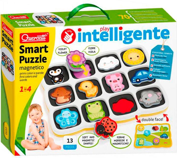 Productafbeelding Quercetti Slimme magneet puzzel (12 onderdelen)