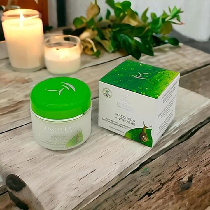 Produktbild Ischia ISB Anti-Falten Gesichtsmaske 100ml mit Bio Schneckenschleim und Biotech Hyaluronsäure (100 ml)