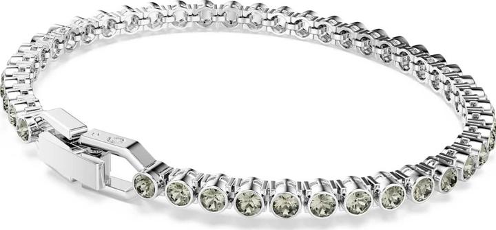 Actual product image Swarovski Imber Emily Tennis Armband Rundschliff Schwarz Rhodiniert (18.50 cm, Swarovski Metal)