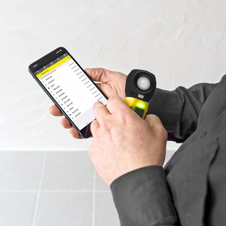 Produktbild Trotec luxmeter BF06WP appSensor met smartphone-bediening