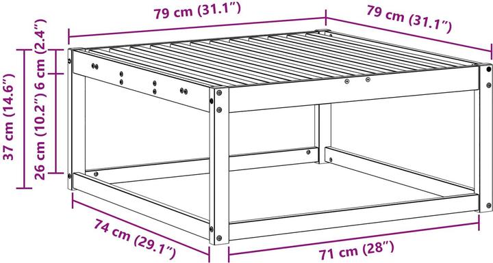 Produktbild vidaXL gartenmöbel