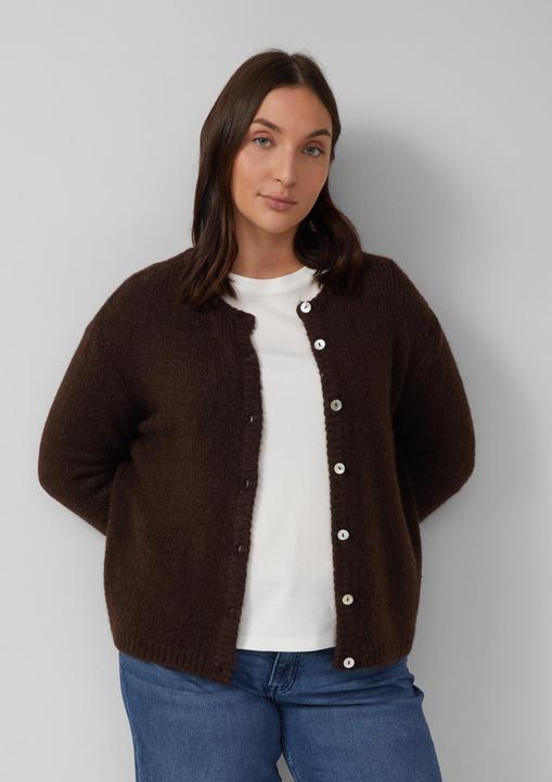 Produktbild s.Oliver Strickjacke Cardigan aus Alpakamix (54)