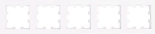 Actual product image Panasonic WDTF00052WHEU1 Karre Plus 55 cover frame 5gang white