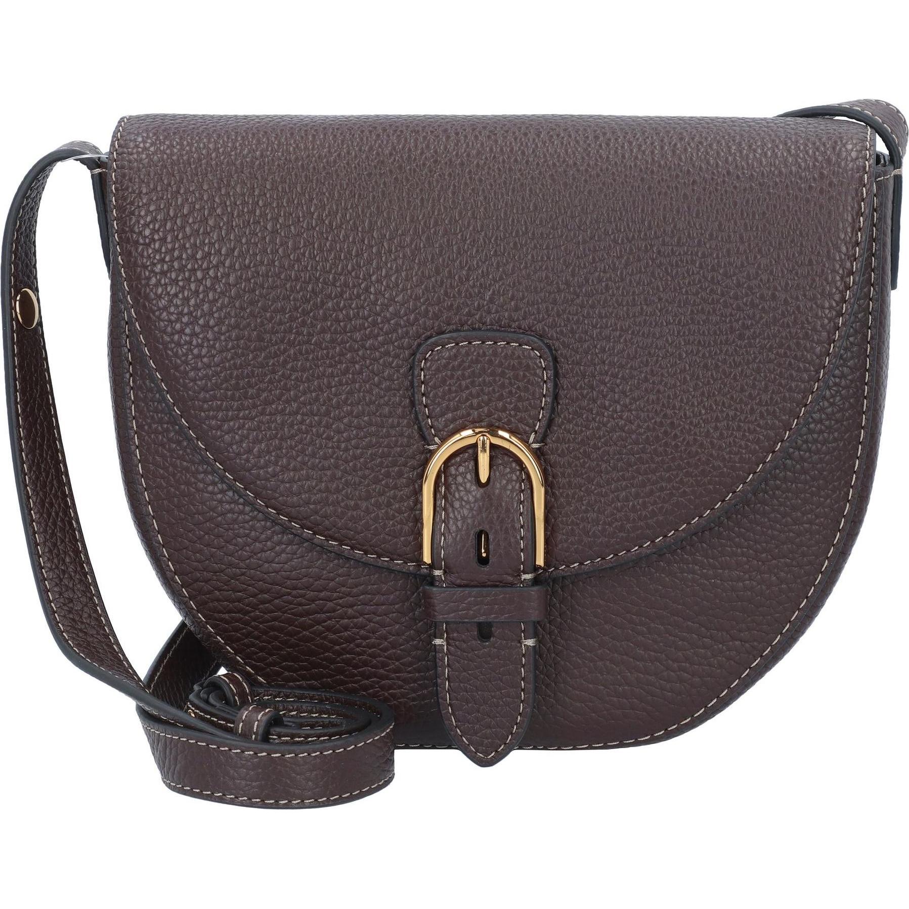 Fossil, Handtasche, Everleigh Schultertasche Leder 22.5 cm, Braun