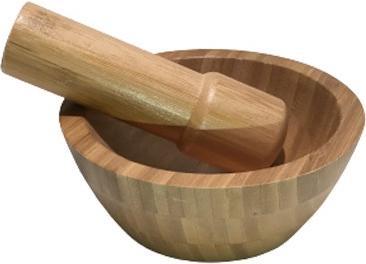Actual product image Bekos Bamboo mortar with pestle