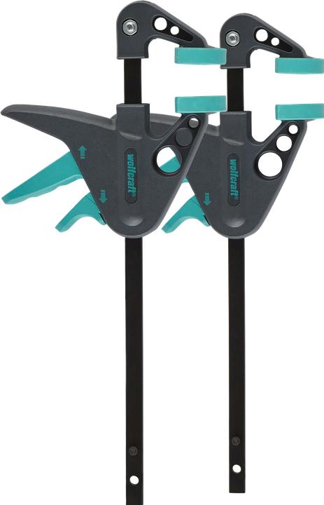 Produktbild wolfcraft 2 EHZ - Mini-Einhandzwingen 40/110mm (110 mm)