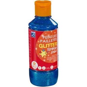 Hobby2you, Colore + Vernice per fai da te, Glitter Paint 250 ml Light Blue