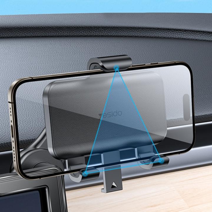 Image du produit Yesido Support de voiture C250, 4.7inch - 6.8inch, Noir