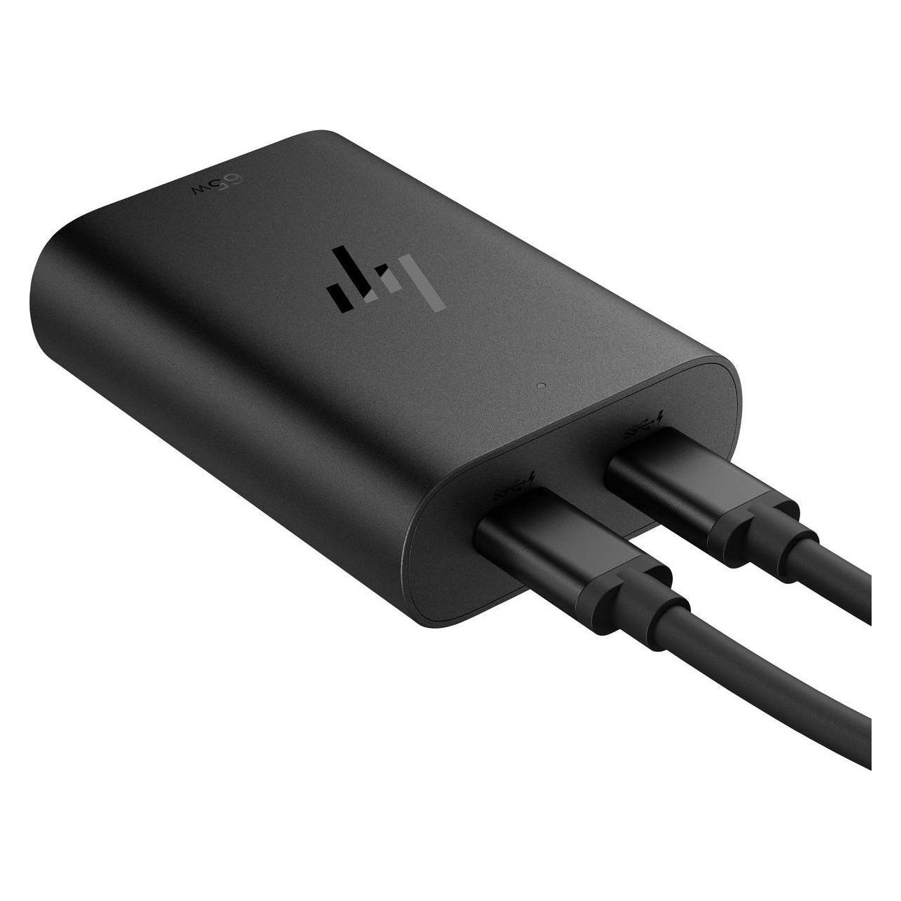 HP 65W Gan Usb-C Laptop Charger (65 W), Notebook Netzteil, Schwarz