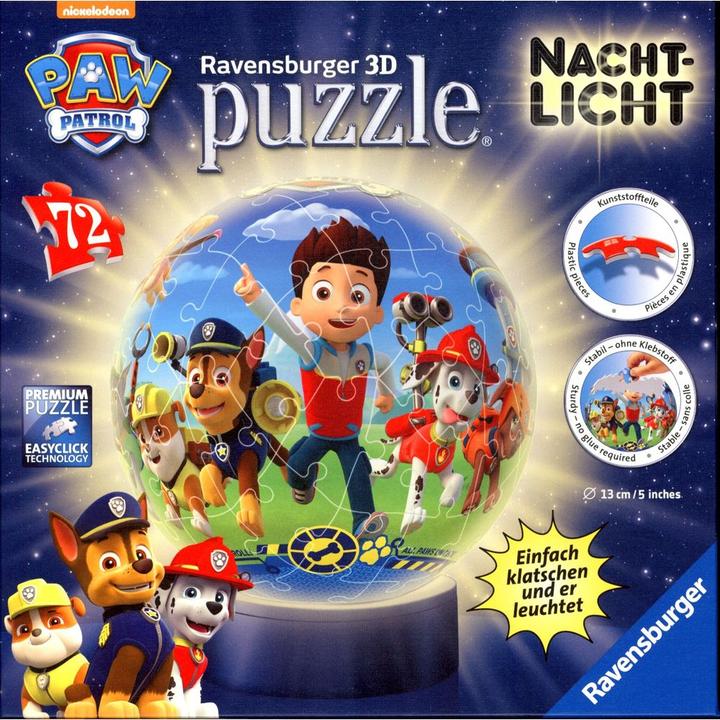 Produktbild Ravensburger Paw Patrol Nachtlicht (72 Teile)