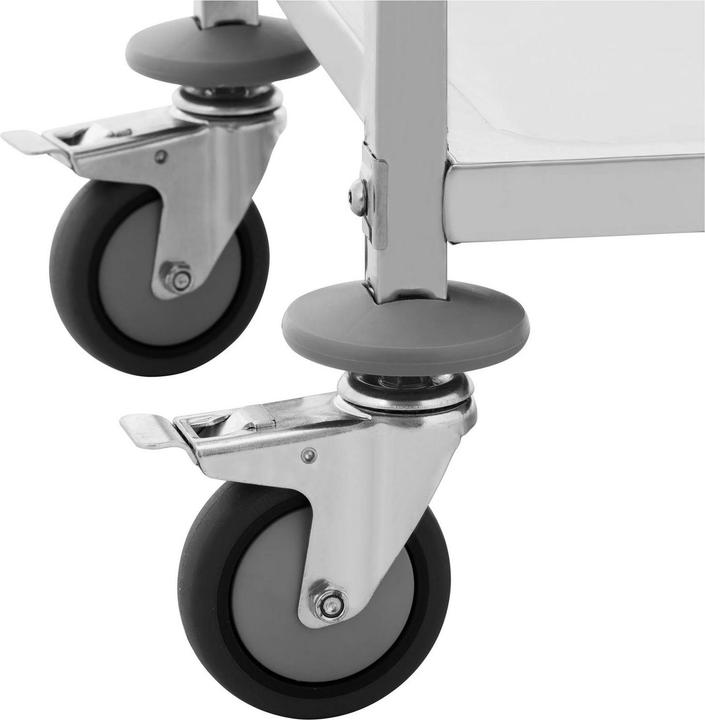 Actual product image Royal Catering Serving Trolley - 2 shelves - 70 x 38 x 3 cm - 72 kg -