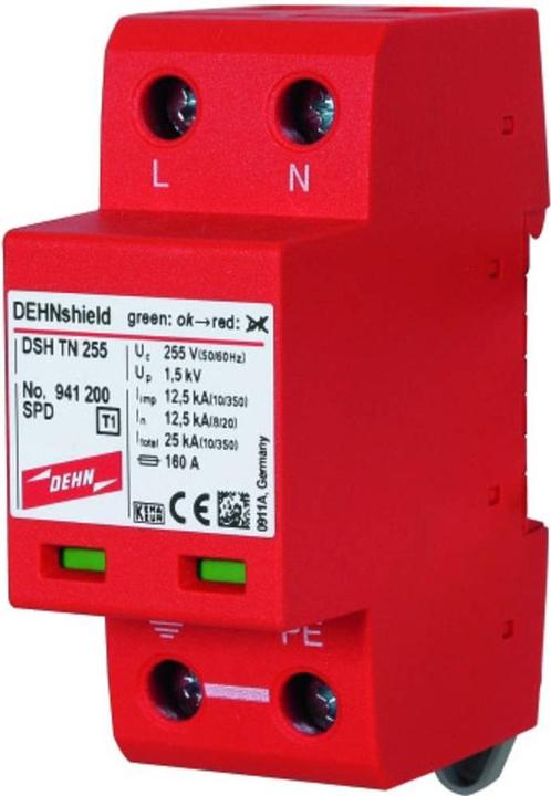 Actual product image Dehn SOEHNE Combined lightning current and surge arrester TNSysteme DSH TN 255