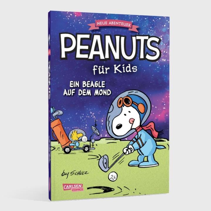 Actual product image Peanuts für Kids - Neue Abenteuer 1: Ein Beagle auf dem Mond (German, Charles M. Schulz, Christian Langhagen, 2024)