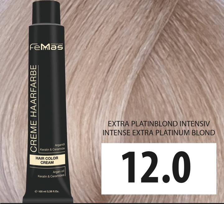 Produktbild FemMas 12.0) Haarfarbe Extra Platinblond intensiv 100ml (100)