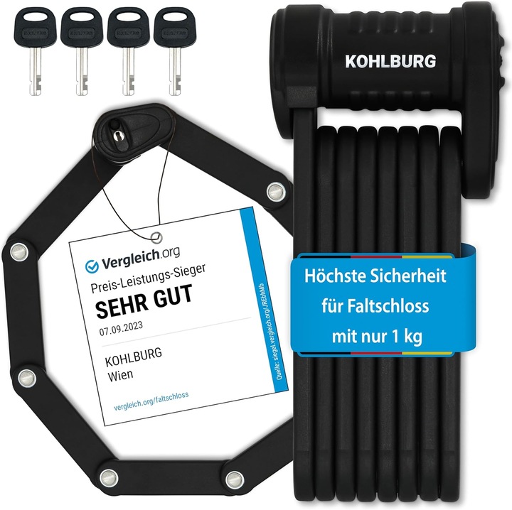 Kohlburg Antivol pliable