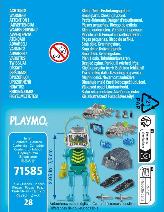 Productafbeelding Playmobil 71585 Playm. Robot Duiker 71585 (71585, Playmobil Special Plus)